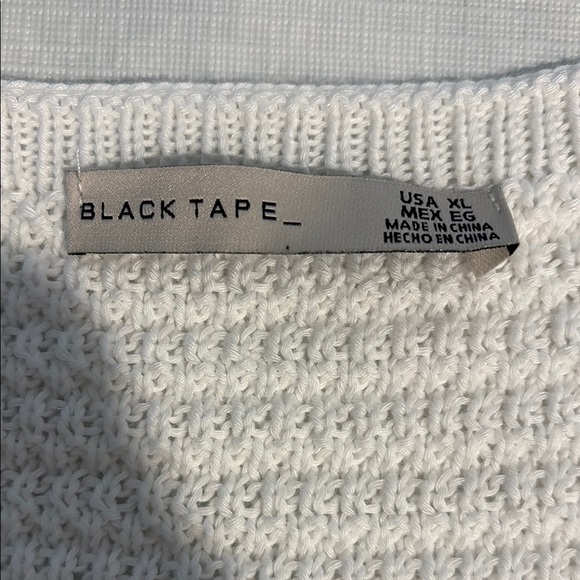 Black Tape White Maxi Dress - Picture 2 of 7